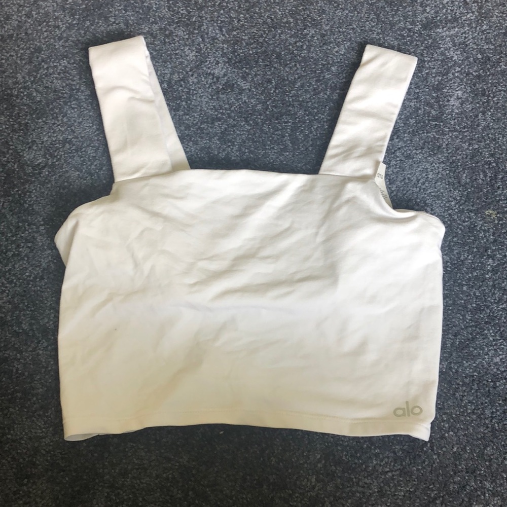 White crop top